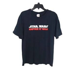 {Fruit of the Loom} Men's Star Wars "Empire at War" Black Tshirt Size Large